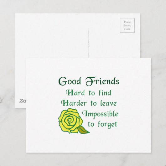 良い友達 ポストカード (正面/裏面)