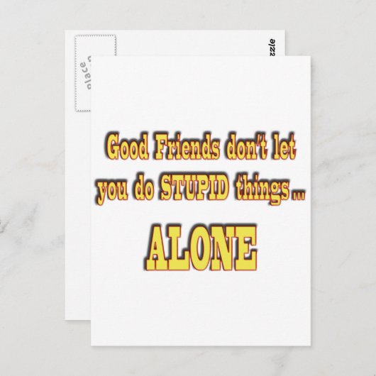 良い友達 ポストカード (正面/裏面)