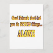 良い友達 ポストカード (正面)