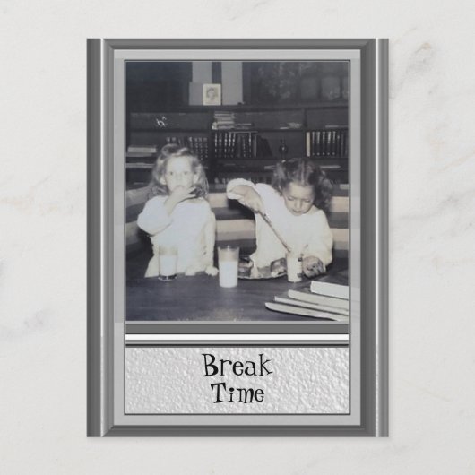 良い古い日 ポストカード (正面)