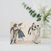 良い型枠、第1位:ワルツ、風刺漫画 ポストカード (スタンド正面)