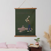 良い壁のタペストリーのためのつる木材を切る 吊り下げ型タペストリー (寝室)