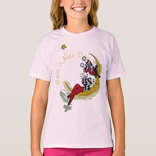 良い夜と良い夜を過ごす Tシャツ (正面)