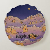 良い夜 ラウンドクッション (裏面)