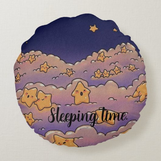 良い夜 ラウンドクッション (裏面)