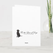 良い女の子のおもしろいクリスマス シーズンカード (裏面)