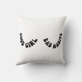 良い女の子の悪い習慣 クッション (裏面)