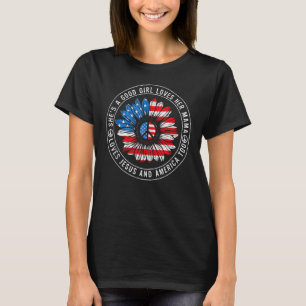 良い女の子は彼女のママのイエスとアメリカを愛し過ぎ4 Tシャツ
