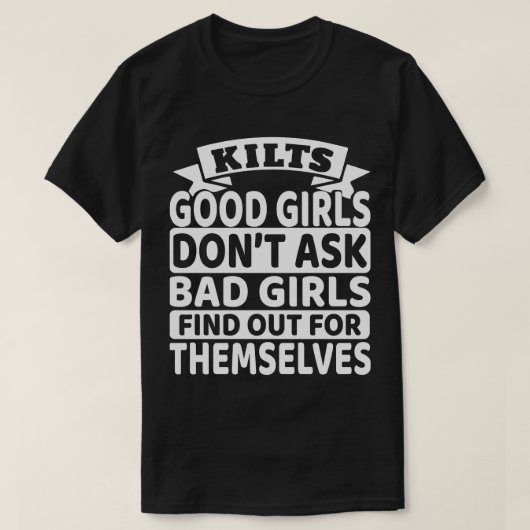 良い女の子を殺す悪い女の頼子はそれらを発見しない Tシャツ (デザイン正面)