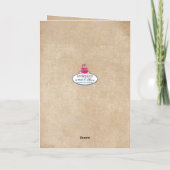 良い女子供への子テディベア抱きクマ車を取得 カード (裏面)