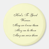 良い女性 マグネット (正面)