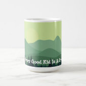 良い子の背後には母親が素晴らしいる コーヒーマグカップ (中央)