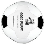 良い子犬のサッカーボール サッカーボール (回転)