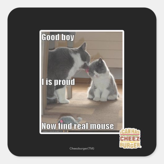 良い子 スクエアシール (正面)