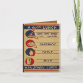 良い学校給食 カード (正面)