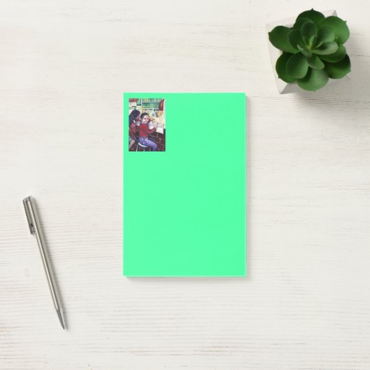 良い小さな女の子はメキシコ、アイスクリームを買う ポストイット (オフィス)