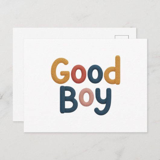 良い少年 ポストカード (正面/裏面)