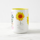 良い引用文ママ | カラフルインテリアとハンドル マグカップ (中央)