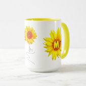 良い引用文ママ | カラフルインテリアとハンドル マグカップ (正面右)