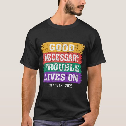 良い必要なトラブルは生き続ける Tシャツ (正面)