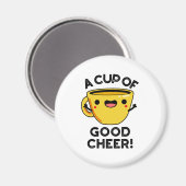 良い応援カップおもしろいパン マグネット (正面/裏面)