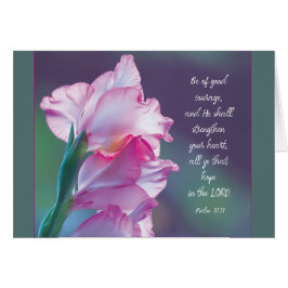 良い応援グラジオラスのParakaleoノートカードの