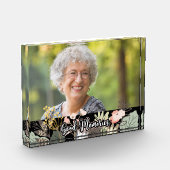 良い思い出のフローラお祝いの写真 フォトブロック (左)