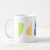 良い悲しみおもしろい引用文ユーモアミニマリストスタイル コーヒーマグカップ (左)