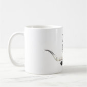 良い悲しみおもしろい引用文体長牛 コーヒーマグカップ (左)