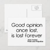 良い意見 ポストカード (正面/裏面)