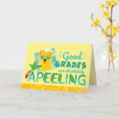 良い成績が現れる絶対に現れる – パニーガーデン カード (黄色い花)