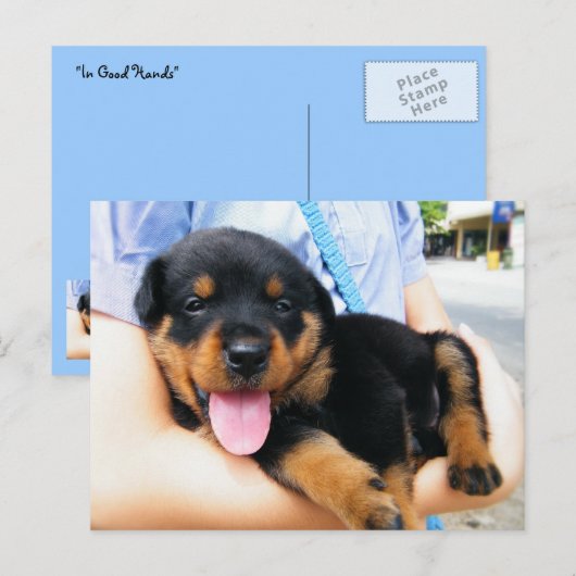 良い手で ポストカード (正面/裏面)