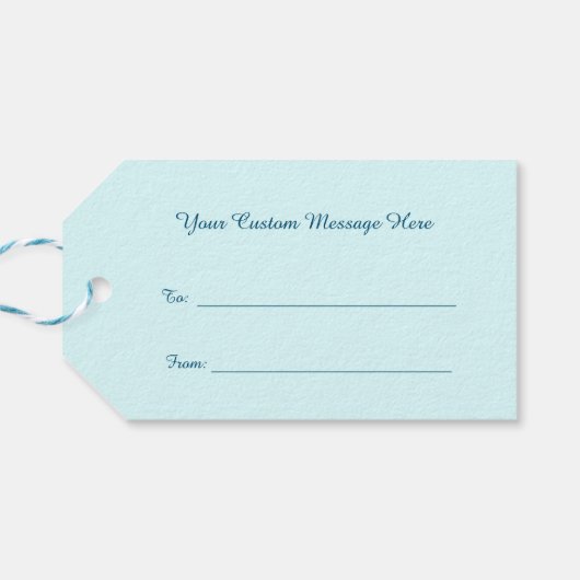 良い搭乗パーソナライズされた ギフトタグ (裏面横)
