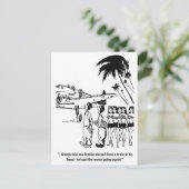 良い整備士おもしろい、ヴィンテージ ポストカード (スタンド正面)