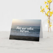 良い文字をカスタム得る カード (黄色い花)