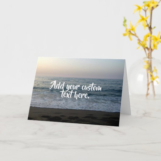 良い文字をカスタム得る カード (黄色い花)