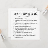 良い方書法 カード (正面/裏面インサイチュ)