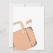 良い旅立ちを！スーツケースも楽しくお別れパーティ 招待状 (裏面)