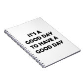 良い日が待ち受けている | 高まる動機 ノートブック (右側)