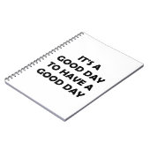 良い日が待ち受けている | 高まる動機 ノートブック (左側)