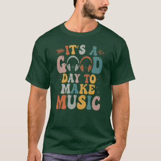 良い日だ 音楽を作ろう ミュージシャン バンド 音楽 fu tシャツ