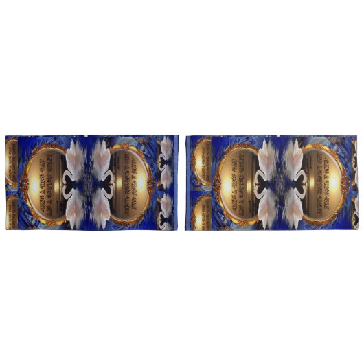 良い日と良い夜を過ごすゴールデンサンセットスカイD 枕カバー (正面-セット)