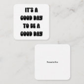 良い日になるには良い日だ ノートカード (正面/裏面)