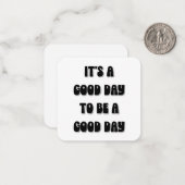 良い日になるには良い日だ ノートカード (正面/裏面インサイチュ)