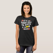 良い日のヒッピーの女の子のInsを持つのは良い日だ Tシャツ (正面フル)