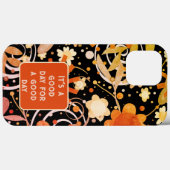 良い日のフローラインスピレーションカスタム引用文 Case-Mate iPhoneケース (裏面 (横))