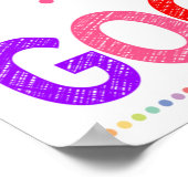 良い日のレインボーポスターを持つための良い日 ポスター (角)