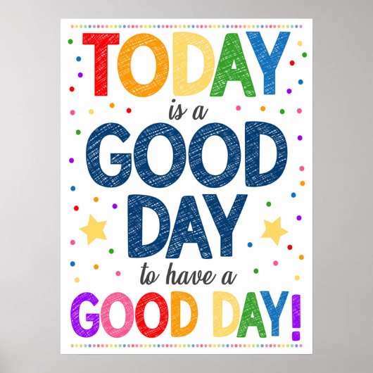 良い日のレインボーポスターを持つための良い日 ポスター (正面)