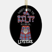 良い日の口紅の下に何があるおもしろい セラミックオーナメント (右)