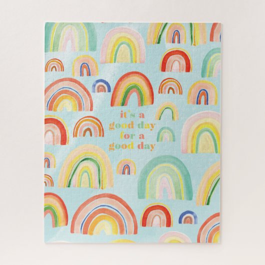 良い日の虹の良い日だ ジグソーパズル (縦)